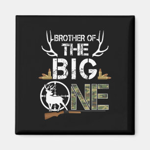 Brother Of The Big One Birthday Boy Deer Hunter Ca Magnet