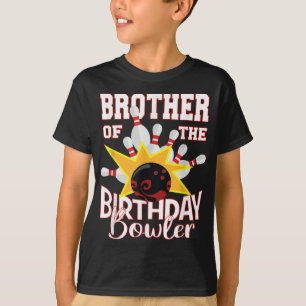 Brother Of The Birthday Bowler Kid Bowling Party T-Shirt