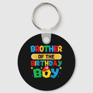 Brother Of The Birthday Boy Game Video Gaming Matc Keychain