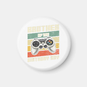 Brother Of The Birthday Boy Gamer Gift Magnet