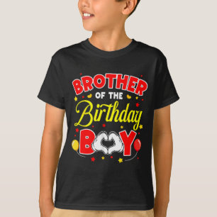 Brother Of The Birthday Boy Matching Family Party  T-Shirt