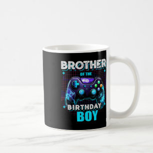 Brother Of The Birthday Boy Matching Family Video Coffee Mug