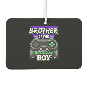 Brother of the Birthday Boy Matching Video Game Air Freshener