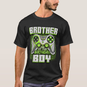 Brother of the Birthday Boy Matching Video Game Pa T-Shirt