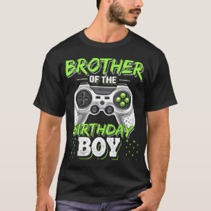 Brother Of The Birthday Boy Matching Video Game T-Shirt