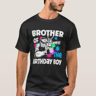 Brother of the Birthday Boy Paintball Sport Family T-Shirt