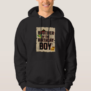 Brother Of The Birthday Boy Pirate Theme 5th Bday Hoodie
