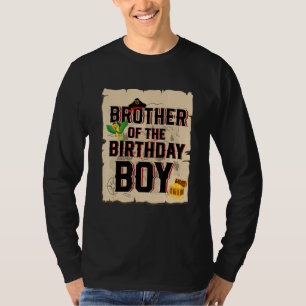 Brother Of The Birthday Boy Pirate Theme 5th Bday T-Shirt