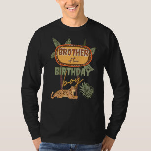Brother Of The Birthday Boy Safari Theme Matching T-Shirt