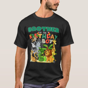 Brother Of The Birthday Boy Zoo Birthday Safari Ju T-Shirt