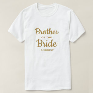 Brother of the Bride Custom T-Shirt