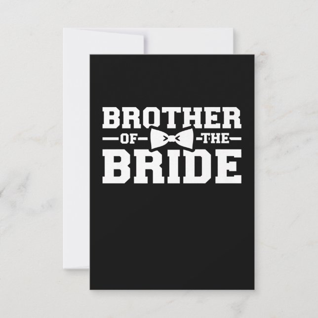 Brother Of The Bride Gift For Brother (Front)