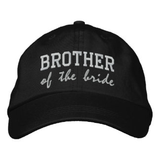 Brother of the Bride / Groom Embroidered Hat