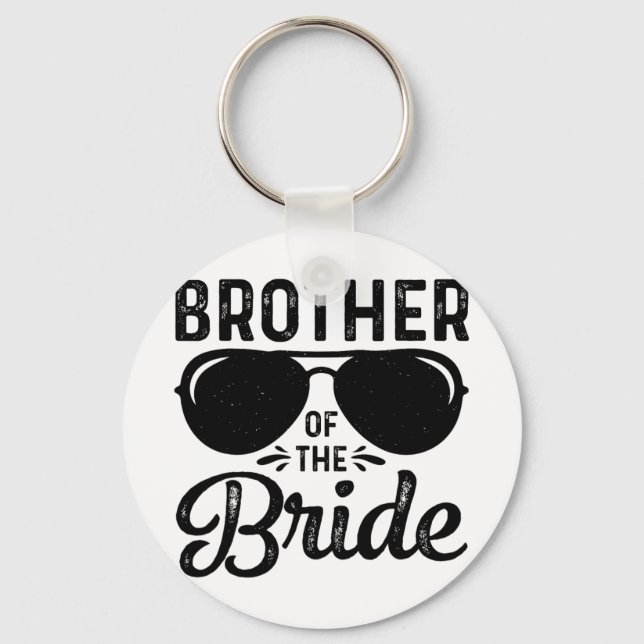 Brother Of The Bride  Keychain (Front)