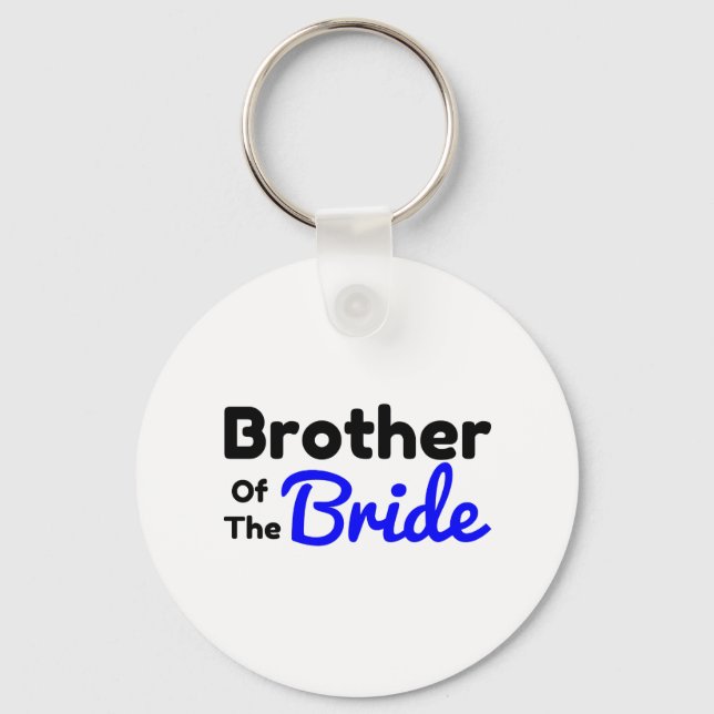 Brother of the bride keychain (Front)