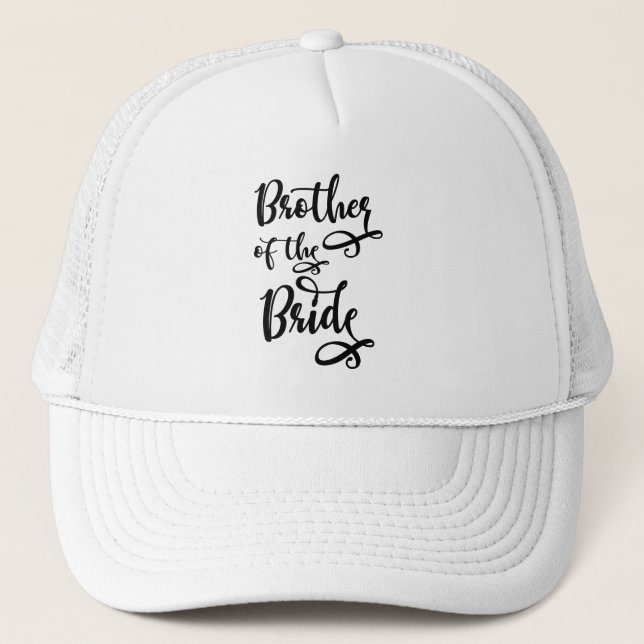 Brother of the Bride Trucker Hat (Front)