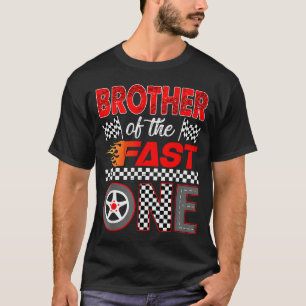 Brother Of The Fast One First Birthday Racing Car T-Shirt