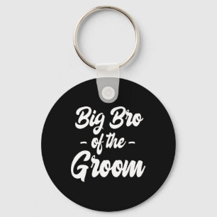 Brother Of The Groom Bachelor Matching Group Big L Keychain