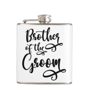 Brother of the Groom Hip Flask