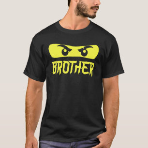 Brother Of The Kung Fu Ninja Eyes Family T-Shirt