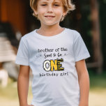 Brother of the So sweet to bee one birthday  T-Shirt<br><div class="desc">So sweet to bee one floral 1st birthday Mom of the birthday girl</div>