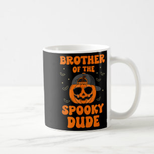 Brother Of The Spooky Dude Halloween Pumpkin Birth Coffee Mug