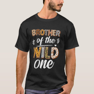 Brother Of The Wild One 1st Birthday Africa Safari T-Shirt