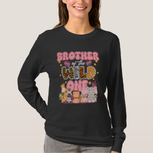 Brother Of The Wild One Birthday Girl Safari Famil T-Shirt