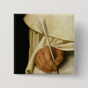 Brother Pedro Machado 2 Inch Square Button