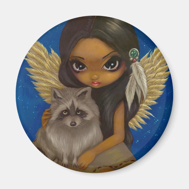 "Brother Raccoon" Magnet (Front)