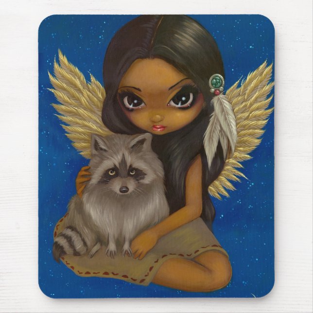 "Brother Raccoon" Mousepad (Front)