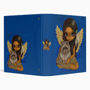 Brother Raccoon native american angel fairy Binder