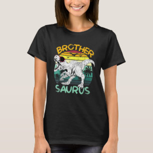 Brother Saurus Dinosaur Matching Family T Rex Vint T-Shirt