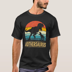 Brother Saurus T Rex Dinosaur Brother Father's Da T-Shirt