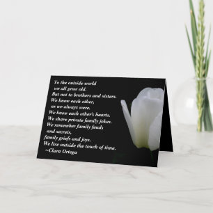 Brother / Sister birthday Card