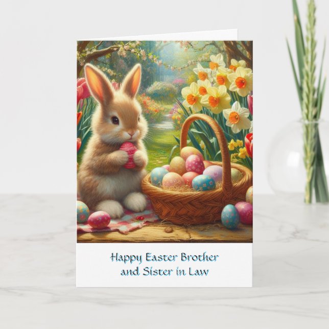  Brother / Sister-in-Law Easter Holiday Card (Front)