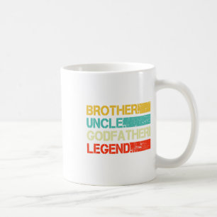 Brother Uncle Godfather Legend Best Funny Uncle Gi Coffee Mug