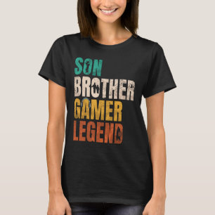 Brother Video Gamer Legend Matching Family Sibling T-Shirt