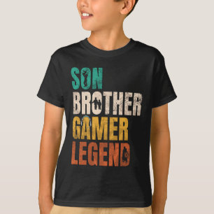 Brother Video Gamer Legend Matching Family Sibling T-Shirt