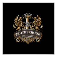 Brotherhood Cigar Company Glossy Poster
