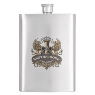 Brotherhood Cigar Company Hip Flask