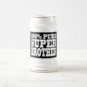 Brothers Birthday Parties 100% Pure Super Brother Beer Stein