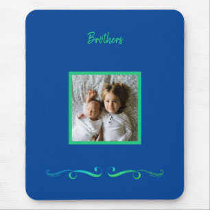Brothers Custom Framed Photo Mousepad