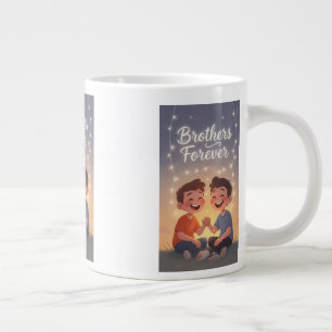 Brothers Forever Mug – Cute Brother Gift, Sibling
