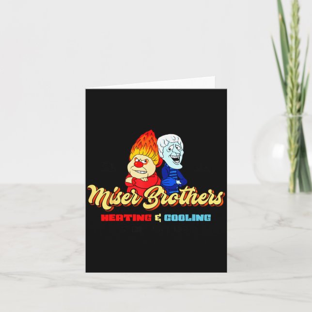 Brothers Heating &amp; Cooling Christmas  Card (Front)