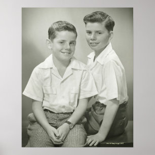 Brothers in Studio Poster