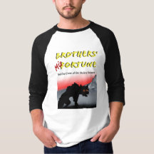 Brothers' Misfortune Book Cover Raglan T-Shirt 
