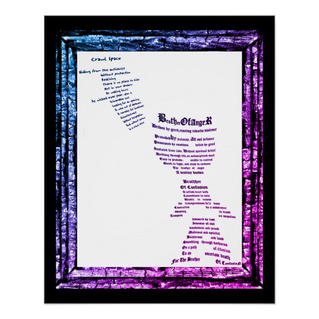 Brothers of Anger & Confusion Poster (Front)