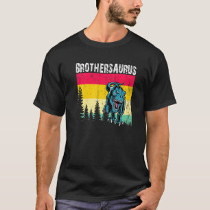 Brothersaurus Big Brother T Rex Dinosaur Gender Re T-Shirt