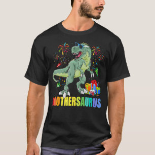 Brothersaurus Birthday Rex Dinosaur Brother Saurus T-Shirt